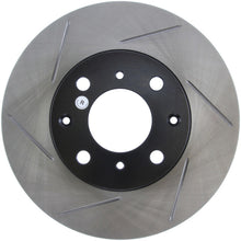 Cargar imagen en el visor de la galería, StopTech Power Slot 90-91 Honda CRX Si 1.6L Rear Disc Front Left Slotted Rotor