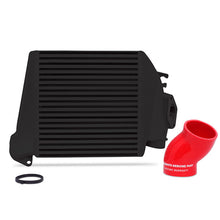 Cargar imagen en el visor de la galería, Mishimoto 08-14 Subaru WRX Top-Mount Intercooler Kit - Powder Coated Black &amp; Red Hoses