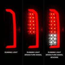 Cargar imagen en el visor de la galería, ANZO 15-21 GMC Canyon Full LED Taillights w/ Red Lightbar Black Housing/Clear Lens