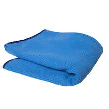 Cargar imagen en el visor de la galería, Chemical Guys Waffle Weave Glass &amp; Window Microfiber Towel - 24in x 16in - Blue