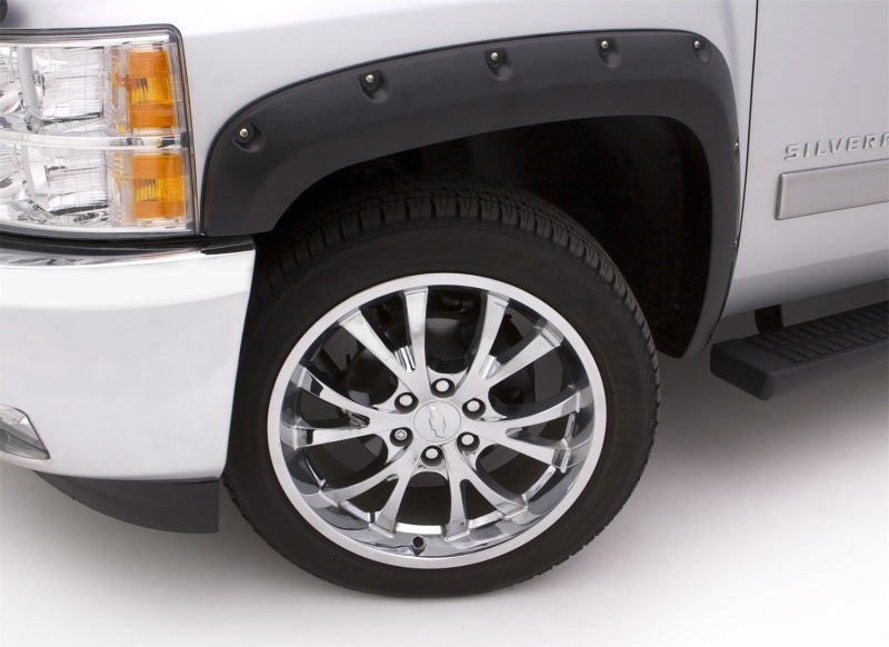 Lund 94-01 Dodge Ram 1500 RX-Rivet Style Textured Elite Series Fender Flares - Black (4 Pc.)