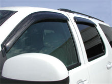 Cargar imagen en el visor de la galería, Stampede 2007-2013 Chevy Avalanche Crew Cab Pickup Tape-Onz Sidewind Deflector 4pc - Smoke