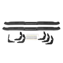 Cargar imagen en el visor de la galería, Westin 2007-2013 Chevy Silverado 1500 Ext Cab PRO TRAXX 4 Oval Nerf Step Bars - Black