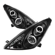 Cargar imagen en el visor de la galería, Spyder Toyota Celica 00-05 Projector Headlights LED Halo DRL Blk High H1 Low H1 PRO-YD-TCEL00-LED-BK