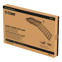 Load image into Gallery viewer, Curt 50in x 30-1/2in Aluminum Hitch Cargo Carrier w/Ramp