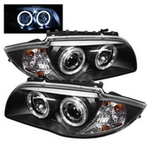 Cargar imagen en el visor de la galería, Spyder BMW E87 1-Series 08-11 Projector Headlights LED Halo Black High H1 Low H7 PRO-YD-BMWE87-HL-BK