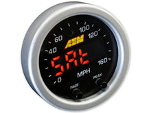 Cargar imagen en el visor de la galería, AEM X-Series 0-160 MPH Black Bezel w/ Black Face GPS Speedometer Gauge