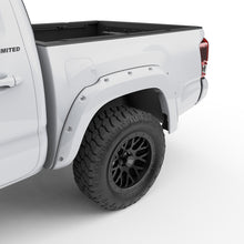 Cargar imagen en el visor de la galería, EGR 16+ Toyota Tacoma w/Mudflap Bolt-On Look Color Match Fender Flares - Set - Super White