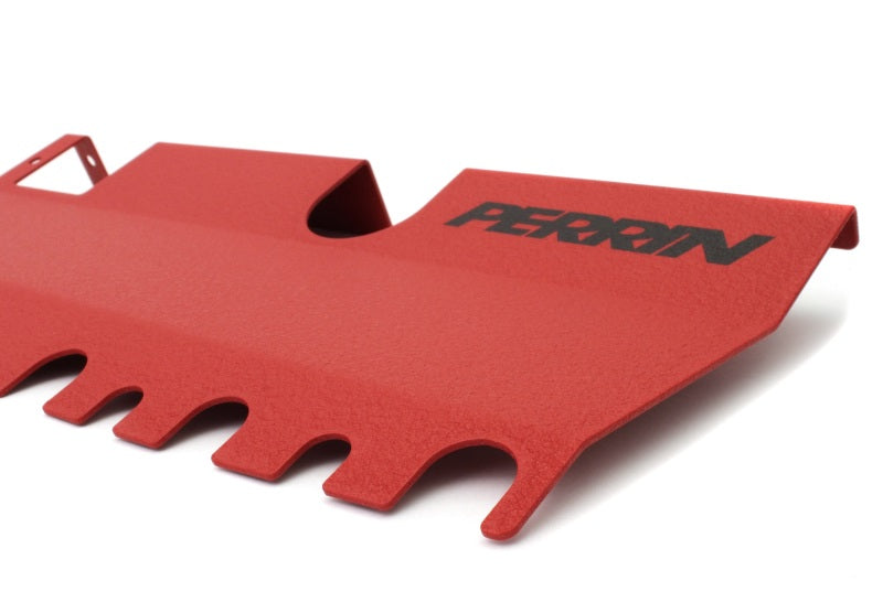 Perrin 15-21 WRX/STI Radiator Shroud (Without OEM Intake Scoop) - Red