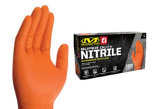Load image into Gallery viewer, Mechanix Wear SD Orange Nitrile RDT 8 Mil MD - 10 Packs (100 Gloves Ea)