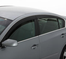 Cargar imagen en el visor de la galería, AVS 2018+ Toyota Camry Ventvisor Low Profile Deflectors 4pc - Smoke w/ Chrome Trim