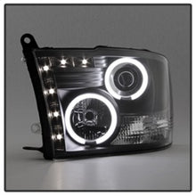 Cargar imagen en el visor de la galería, Spyder Dodge Ram 1500 09-14 Projector Headlights Halogen- CCFL Halo LED - Blk PRO-YD-DR09-CCFL-BK