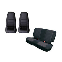Cargar imagen en el visor de la galería, Rugged Ridge Seat Cover Kit Black 80-90 Jeep CJ/YJ