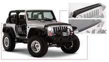 Cargar imagen en el visor de la galería, Bushwacker 07-18 Jeep Wrangler Trail Armor Hood and Tailgate Protector Excl Power Dome Hood - Black