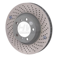 Load image into Gallery viewer, SHW 2012 Porsche 911 Carrera 4GTS 3.8L w/o Ceramics Right Frt Drill-Dimp MB Brake Rotor(99635141004)