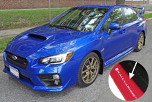 Cargar imagen en el visor de la galería, Rally Armor 15-21 Subaru WRX/STI Red UR Mud Flap w/White Logo