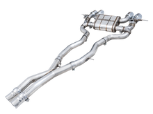 Cargar imagen en el visor de la galería, AWE SwitchPath Catback Exhaust for BMW G8X M3/M4 - Chrome Silver Tips