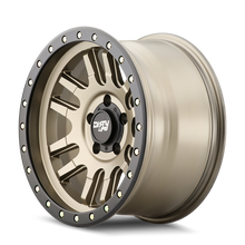 Cargar imagen en el visor de la galería, Dirty Life 9309 Canyon Pro 17x9/5x127 BP/-12mm Offset/71.5mm Hub Satin Gold Wheel - Beadlock