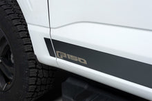 Cargar imagen en el visor de la galería, Putco 2021 Ford F-150 Super Crew 5.5ft Box Ford Licensed Blk Platinum Rocker Panels (4.25in 12pc)