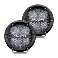 Cargar imagen en el visor de la galería, Rigid Industries 360-Series 4in LED Off-Road Diffused Beam - White Backlight (Pair)