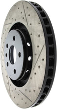 Cargar imagen en el visor de la galería, StopTech Drilled &amp; Slotted Left Sport Brake Rotor for 2009 Cadillac CTS-V