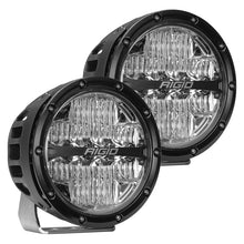 Cargar imagen en el visor de la galería, Rigid Industries 360-Series 6in LED Off-Road Drive Beam - Amber Backlight (Pair)