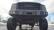 Load image into Gallery viewer, DV8 Offroad 07-13 GMC Sierra 1500 Winch Ready Front Bumper - Black Powdercoat