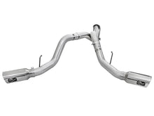 Cargar imagen en el visor de la galería, aFe Atlas Exhaust 4in DPF-Back Exhaust Aluminized Steel Polished Tip 11-14 ford Diesel Truck V8-6.7L