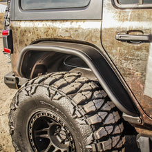 Cargar imagen en el visor de la galería, Westin/Snyper 18-20 Jeep Wrangler Tube Fenders - Rear - Textured Black