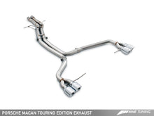 Cargar imagen en el visor de la galería, AWE Tuning Porsche Macan Touring Edition Exhaust System - Diamond Black 102mm Tips