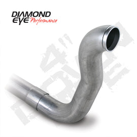 Diamond Eye Downpipe 4in TB Single W/ HX40 FLANGE AL DODGE 5.9L 2500/3500 89-93 4X4 ONLY