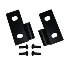 Cargar imagen en el visor de la galería, Rugged Ridge 76-06 Jeep CJ / Jeep Wrangler Black Lower Door Hinge Brackets