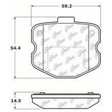 Cargar imagen en el visor de la galería, StopTech Street Touring 06-09 Chevrolet Corvette Z06 Front Brake Pads