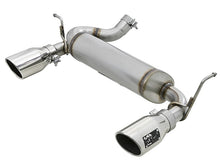 Load image into Gallery viewer, aFe Rebel Series 2.5in 409 SS Axle-Back Exhaust w/Polished Tips 07+ Jeep Wrangler (JK) V6 3.6L/3.8L