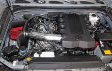 Cargar imagen en el visor de la galería, Spectre 10-18 Toyota FJ 10-15 4Runner V6-4.0L F/I Air Intake Kit - Polished w/Red Filter