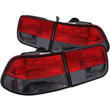 Cargar imagen en el visor de la galería, ANZO 1996-2000 Honda Civic Taillights Red/Smoke