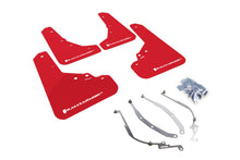 Cargar imagen en el visor de la galería, Rally Armor 12-18 Fiat 500 Red Mud Flap w/White Logo