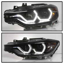 Cargar imagen en el visor de la galería, Spyder 12-14 BMW F30 3 Series 4DR Projector Headlights - LED DRL - Blk Smoke PRO-YD-BMWF3012-DRL-BSM