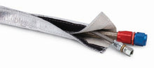 Cargar imagen en el visor de la galería, DEI Heat Shroud 2-1/2in x 3ft - Aluminized Sleeving-Hook and Loop Edge