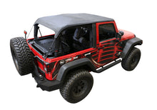 Cargar imagen en el visor de la galería, Rampage 2007-2018 Jeep Wrangler(JK) Frameless Trail Plus Top Kit - Black