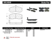 Cargar imagen en el visor de la galería, StopTech Performance 4/89-99 Mitsubishi Eclipse GST Front Brake Pads