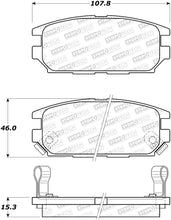 Cargar imagen en el visor de la galería, StopTech 91-93 Mitsubishi 3000GT Street Performance Rear Brake Pads