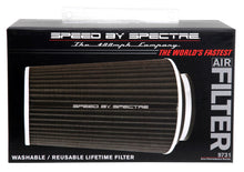Cargar imagen en el visor de la galería, Spectre Adjustable Conical Air Filter 9-1/2in. Tall (Fits 3in. / 3-1/2in. / 4in. Tubes) - Black