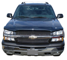 Cargar imagen en el visor de la galería, AVS 02-06 Chevy Avalanche 1500 (w/Body Hardware) High Profile Bugflector II Hood Shield - Smoke