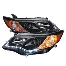 Cargar imagen en el visor de la galería, Spyder Toyota Camry 12-14 Projector Headlights DRL Blk High 9005 (Not Included PRO-YD-TCAM12-DRL-BK