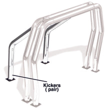 Cargar imagen en el visor de la galería, Go Rhino RHINO Bed Bar - Kickers - Chrome