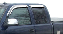 Cargar imagen en el visor de la galería, AVS 99-07 Chevy Silverado 1500 Ext. Cab Ventvisor Front &amp; Rear Window Deflectors 4pc - Chrome