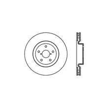 Cargar imagen en el visor de la galería, Stoptech 05-07 Subaru Impreza WRX Sti Front High Carbon CRYO-STOP Rotor