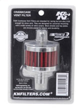 Cargar imagen en el visor de la galería, K&amp;N Steel Base Crankcase Vent Filter 0.5in Vent OD x 2in OD x 1.5in Height