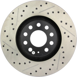 StopTech 05-06 Audi A4 Quattro/ 02-04 A6 Quattro / 99-02 S4 Front Right Slotted & Drilled Rotor